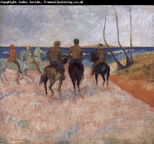 Paul Gauguin Cavalier seaside
